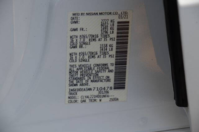 2021 Nissan Frontier