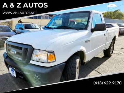 2008 Ford Ranger for sale at A & Z AUTOS in Westfield MA