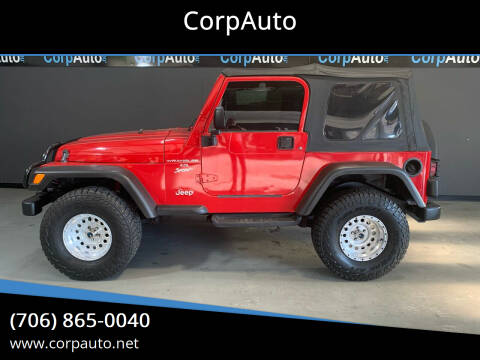 1998 Jeep Wrangler for sale at CorpAuto in Cleveland GA