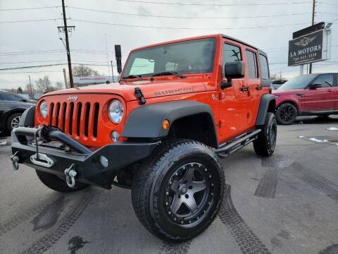 2015 Jeep Wrangler Unlimited for sale at LA Motors LLC in Denver CO
