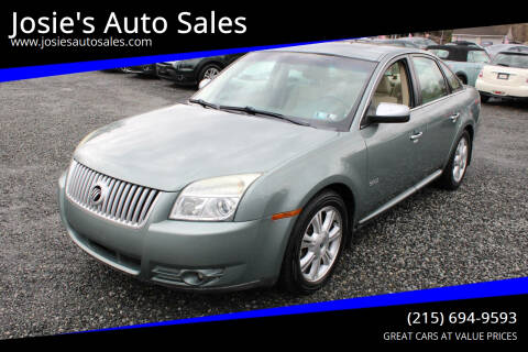 2008 Mercury Sable for sale at Josie's Auto Sales in Gilbertsville PA