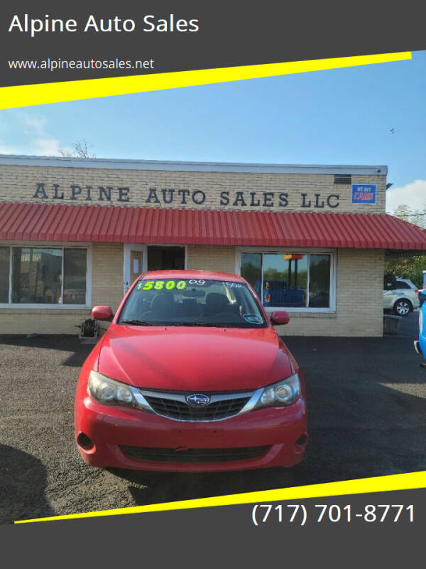 2009 Subaru Impreza for sale at Alpine Auto Sales in Carlisle PA