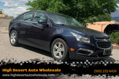 2016 Chevrolet Cruze Limited for sale at High Desert Auto Wholesale in Albuquerque NM