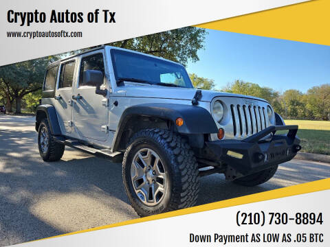 2011 Jeep Wrangler Unlimited for sale at Crypto Autos Of Tx in San Antonio TX