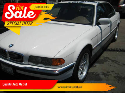 2000 BMW 7 Series for sale at Quality Auto Outlet in Vista CA