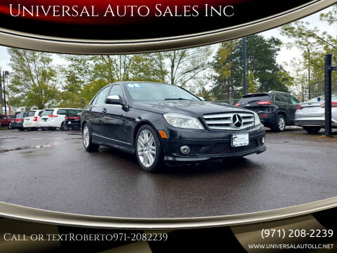 2008 Mercedes-Benz C-Class for sale at Universal Auto Sales Inc in Salem OR