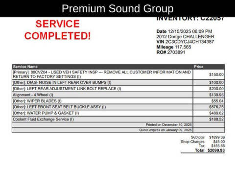 2012 Dodge Challenger SRT8 392