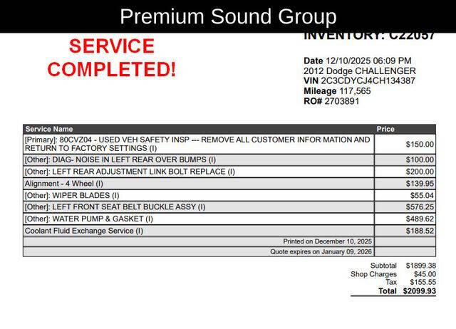 2012 Dodge Challenger SRT8 392