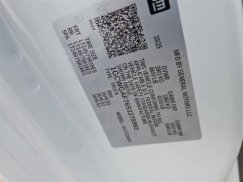 2025 Chevrolet Express 2500