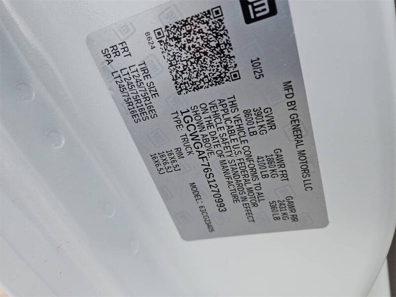 2025 Chevrolet Express 2500