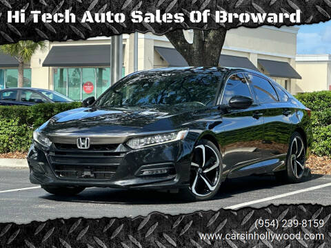 2018 Honda Accord for sale at Hi Tech Auto Sales Of Broward in Hollywood FL