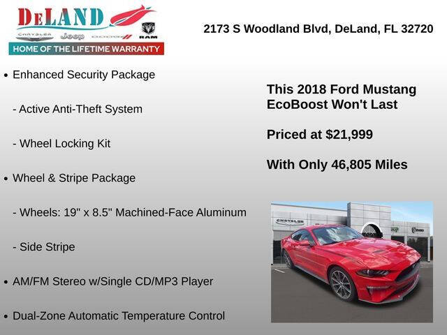 2018 Ford Mustang EcoBoost