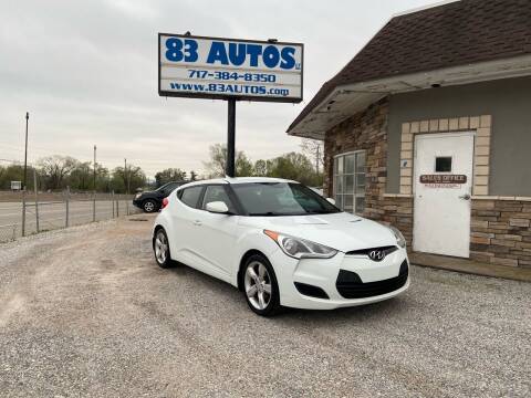 2013 Hyundai Veloster for sale at 83 Autos in York PA