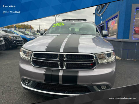 2014 Dodge Durango for sale at Carwize in Detroit MI