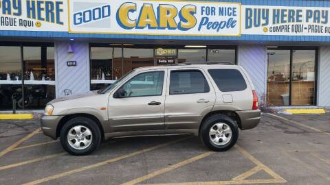 2002 Mazda Tribute for sale at Good Cars 4 Nice People in Omaha NE