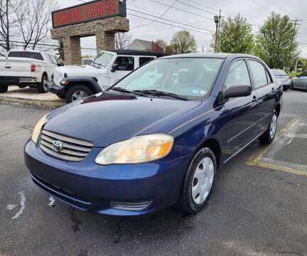 2004 Toyota Corolla for sale at I-DEAL CARS in Camp Hill PA