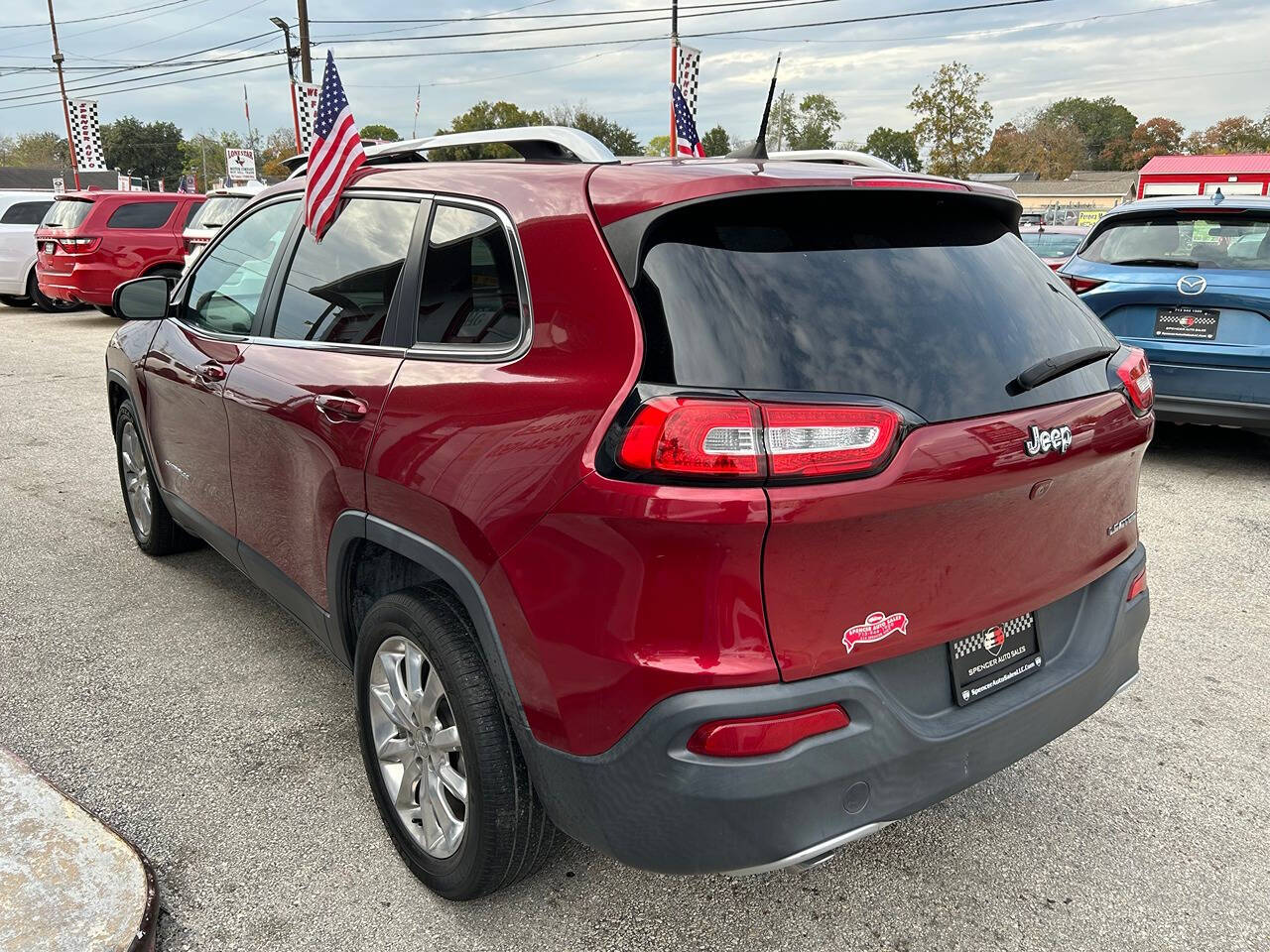 2017 Jeep Cherokee for sale at SPENCER AUTO SALES in South Houston, TX