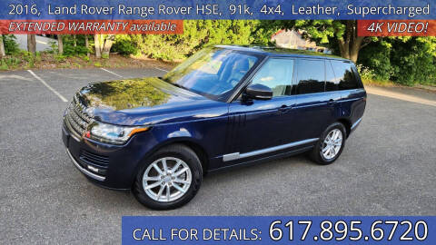 2016 Land Rover Range Rover for sale at Carlot Express in Stow MA