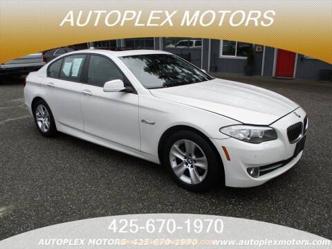 2013 BMW 5 Series for sale at Autoplex Motors in Lynnwood WA