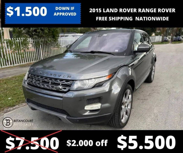 2015 Land Rover Range Rover Evoque Prestige