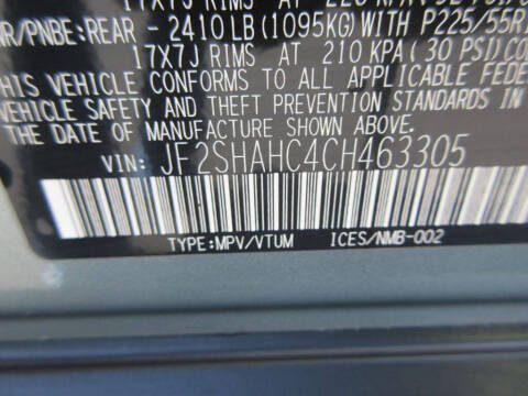 2012 Subaru Forester 2.5X Limited