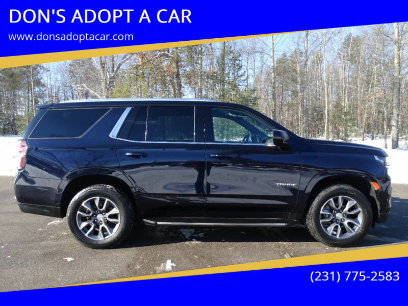 2021 Chevrolet Tahoe for sale at DON'S ADOPT A CAR in Cadillac MI