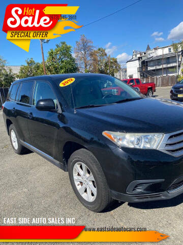 2012 Toyota Highlander for sale at EAST SIDE AUTO SALES INC in Paterson NJ