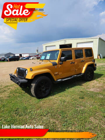 2014 Jeep Wrangler Unlimited for sale at Lake Herman Auto Sales in Madison SD