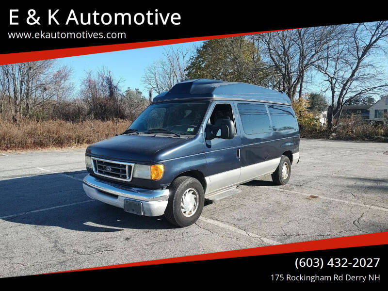 2003 Ford E-Series for sale at E & K Automotive in Derry NH