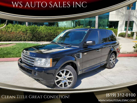2009 Land Rover Range Rover Sport for sale at WS AUTO SALES INC in El Cajon CA
