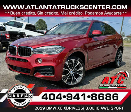 2019 BMW X6 for sale at ATLANTA TRUCK CENTER LLC in Doraville GA