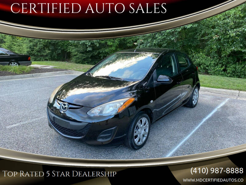 2011 Mazda MAZDA2 for sale at CERTIFIED AUTO SALES in Gambrills MD