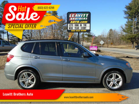 2013 BMW X3 for sale at Leavitt Brothers Auto in Hooksett NH