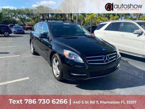 2012 Mercedes-Benz R-Class for sale at AUTOSHOW SALES & SERVICE in Plantation FL