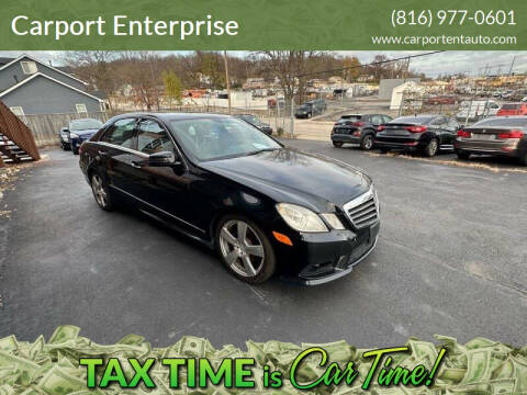 2011 Mercedes-Benz E-Class for sale at Carport Enterprise - County Line Auto Sale in Kansas City KS