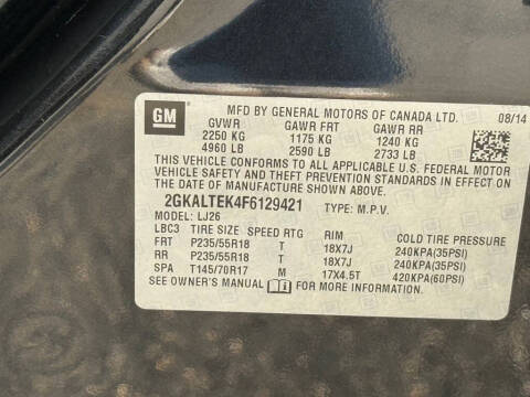 2015 GMC Terrain SLT-2