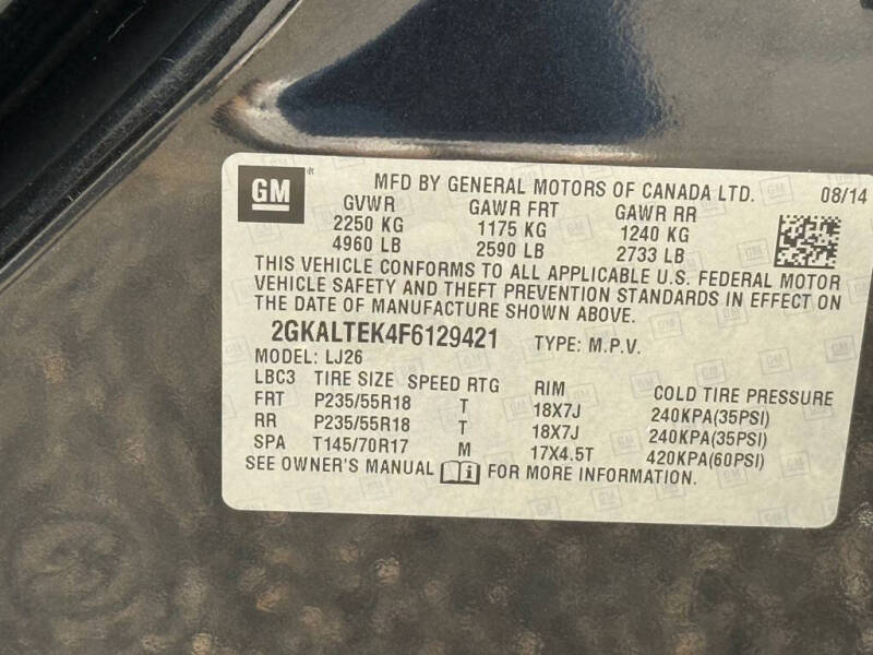 2015 GMC Terrain SLT-2