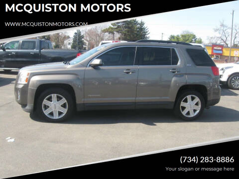 2012 GMC Terrain for sale at MCQUISTON MOTORS in Wyandotte MI