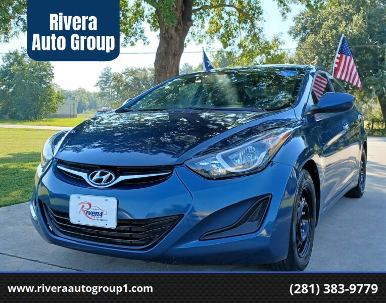 2016 Hyundai Elantra for sale at Rivera Auto Group in Spring TX