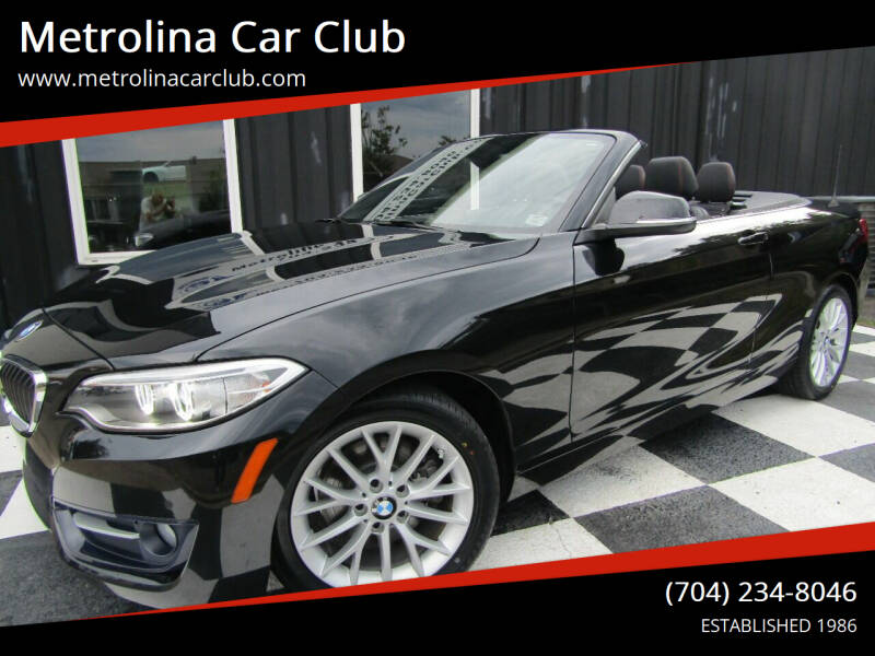 2016 BMW 2 Series for sale at Metrolina Car Club in Matthews NC