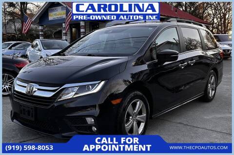 2019 Honda Odyssey for sale at Carolina Pre-Owned Autos Inc in Durham NC