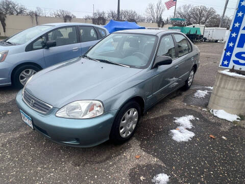 2000 Honda Civic for sale at Metro Motor Sales in Minneapolis MN