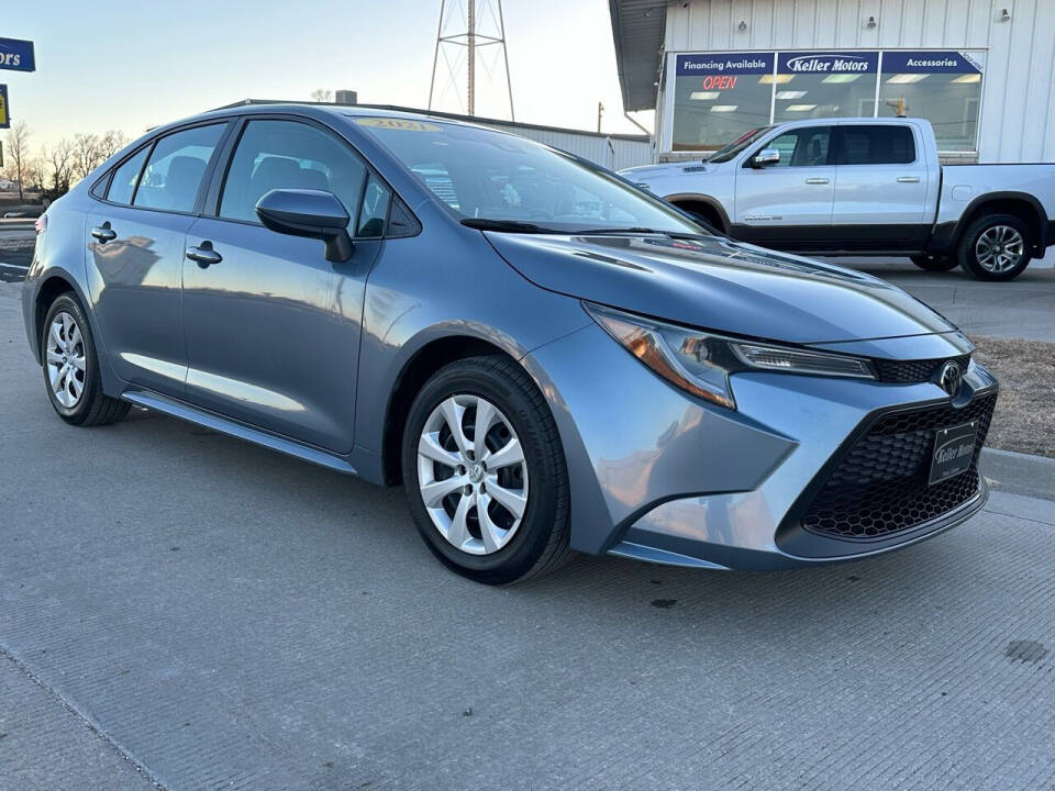 2021 Toyota Corolla for sale at Keller Motors in Palco, KS