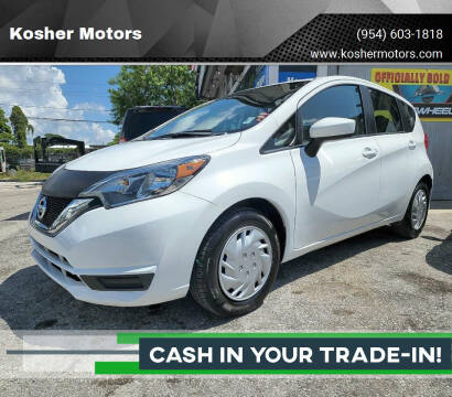 2018 Nissan Versa Note for sale at Kosher Motors in Hollywood FL