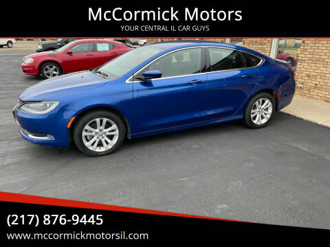 2016 Chrysler 200 for sale at McCormick Motors in Decatur IL