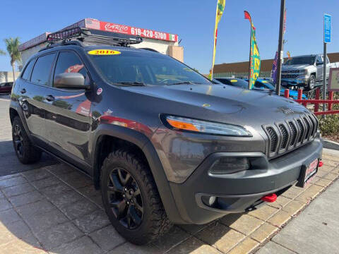 2016 Jeep Cherokee for sale at CARCO OF POWAY in Poway CA