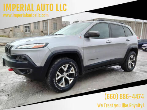 2017 Jeep Cherokee for sale at IMPERIAL AUTO LLC in Marshall MO