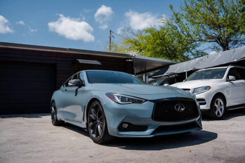 2018 Infiniti Q60 for sale at Wholesale Motors of Florida LLC in Boca Raton FL