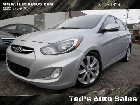 2013 Hyundai Accent for sale at Ted's Auto Sales in Louisville OH
