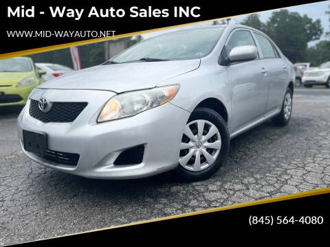 2009 Toyota Corolla for sale at Mid - Way Auto Sales INC in Montgomery NY